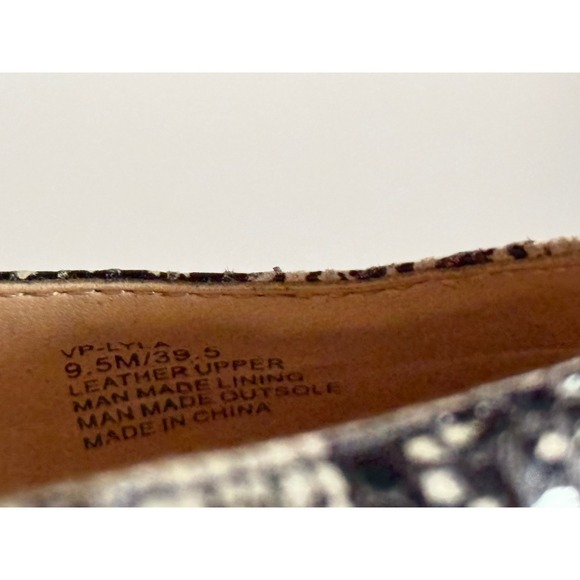 Vince Camuto Snake Print D'Orsay Pointed Toe Stiletto Pumps Ankle Strap 9.5 - Picture 11 of 11